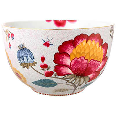 PiP Studio Fantasy 23cm Bowl, White White PiP Studio Fantasy 23cm Bowl, White White